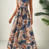 Bohemian Retro Print Dress Women