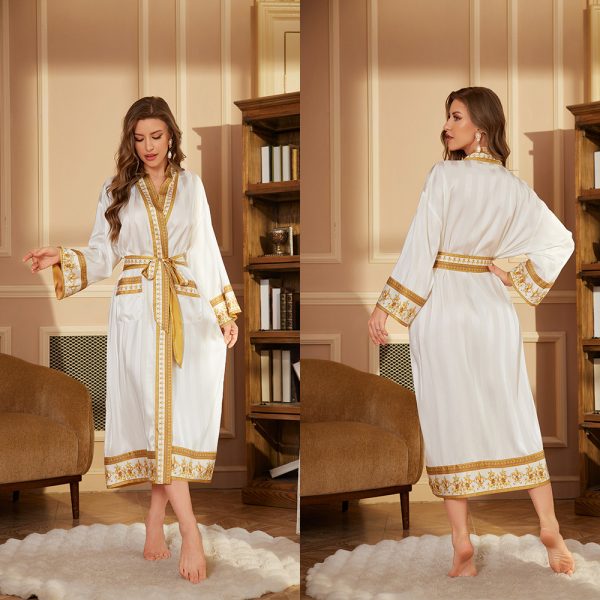 Long Robe Bathrobe Luxury Bathrobe