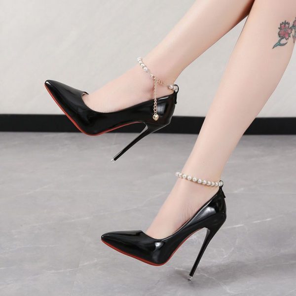 Spring And Autumn High Heels Stiletto Heel Shallow Mouth