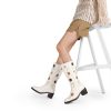 Womens Western Boots With Floral And Embroidery Details