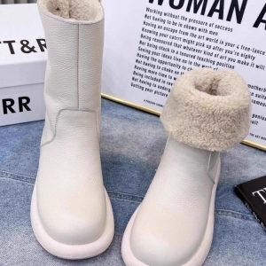 Womens Stylish Non-slip Thick-soled Snow Boots