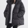 White Duck Down Three-Proof Hooded Jacket