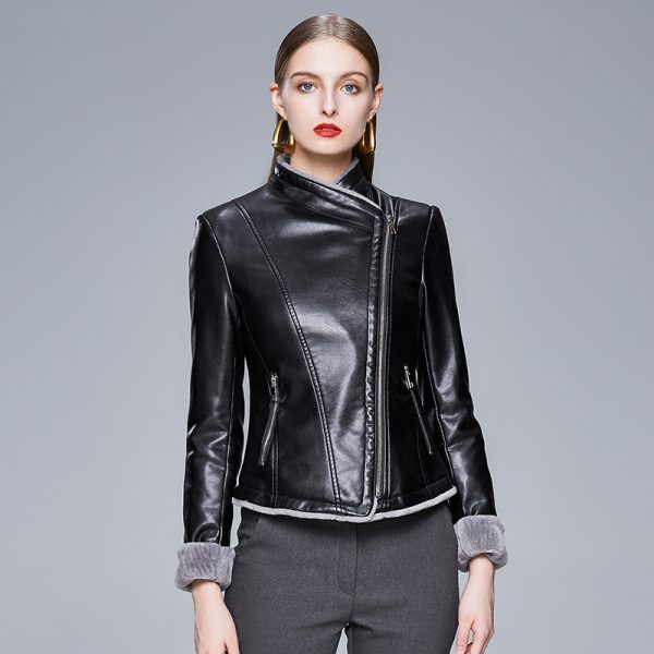 Off The Shelf Kafrandi Autumn Winter New Korean Slim Fit Large Size Coat Plus Cotton Fur One Fur Woman