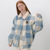 Womens Sea Salt Waffle Weave Quilted Thick Jacket