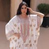 Loose Long Muslim Dress Kaftan With Headscarf