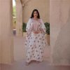Loose Long Muslim Dress Kaftan With Headscarf