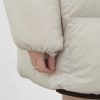 White Duck Down Three-Proof Hooded Jacket