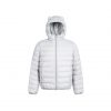 Womens Warm Hooded Duck Down Jacket With Ribbed Design