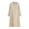 Womens Warm Retro Fitted Wool Coat