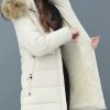 Womens Mid-Length Padded Cotton-Padded Jacket