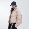 Womens Short Stand-collar Winter Down Jacket