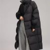 Womens New Winter Mid-Length Over-the-Knee Loose Coat