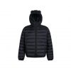 Womens Warm Hooded Duck Down Jacket With Ribbed Design
