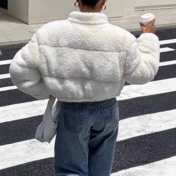 Stylish Minimalist Design Womens Loose Fitting Coat