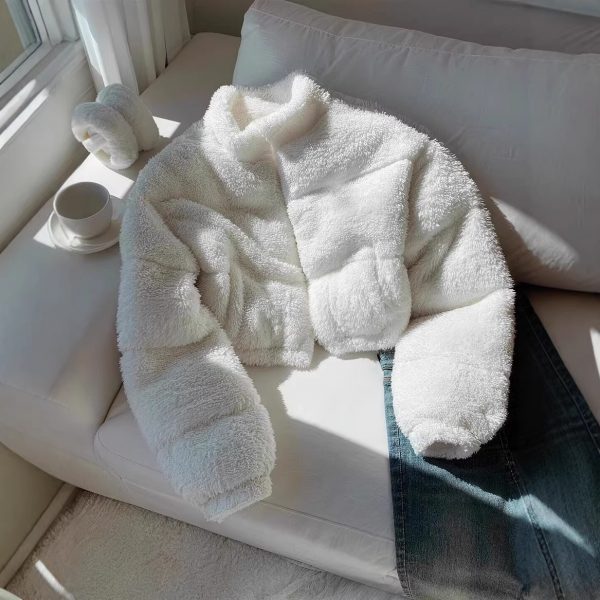 Stylish Minimalist Design Womens Loose Fitting Coat