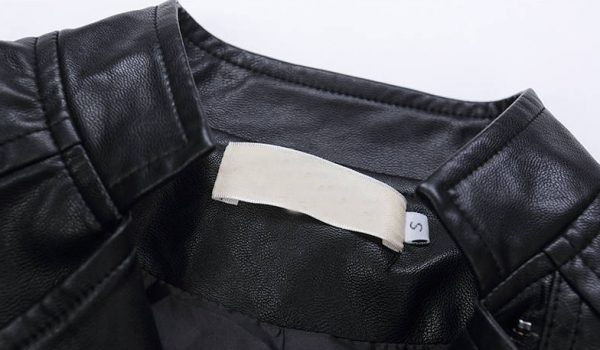 Motorcycle Leather Jacket Large Coat Woman