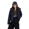 Womens Short Stand-collar Winter Down Jacket